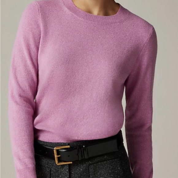 J. Crew Sweaters - 🆕 J. Crew Women's Cashmere Crewneck Sweater. Size XL. Heather Petunia. NWT.